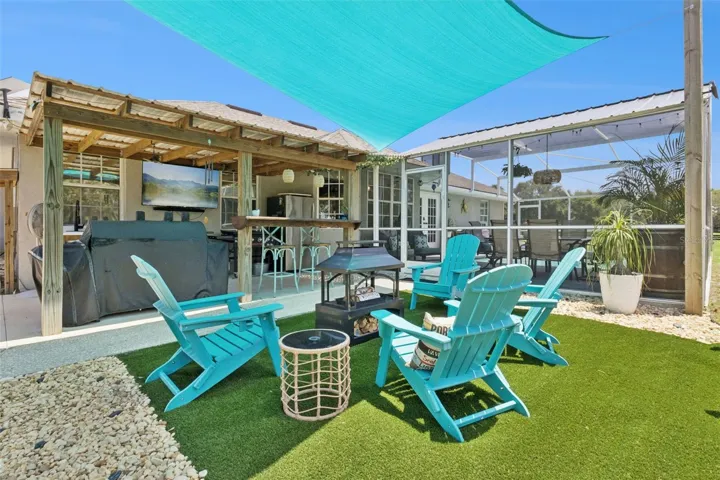 Outdoor Sitting Area towards Pool/Outdoor Kitchen