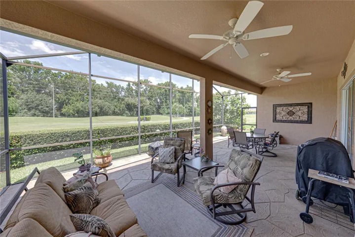 Expanded screened veranda