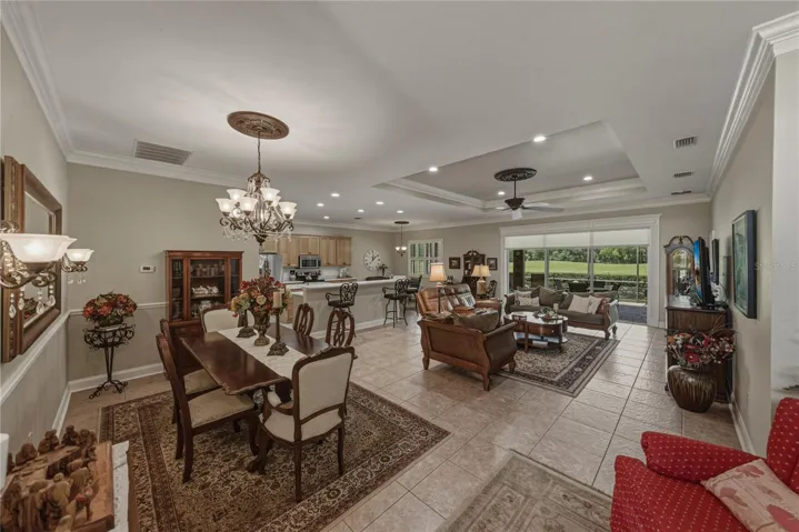 Dining & living room