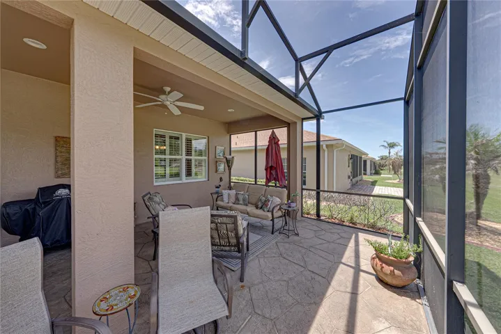 Expanded screened veranda