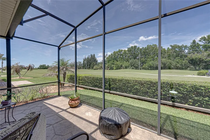 Expanded screened veranda