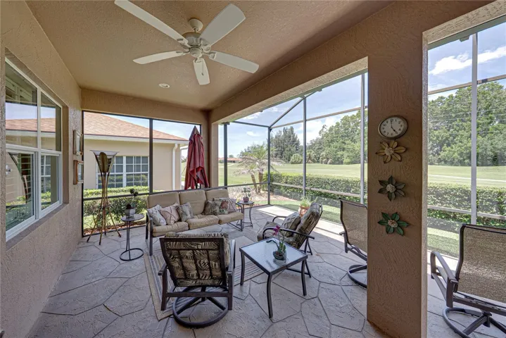 Expanded screened veranda