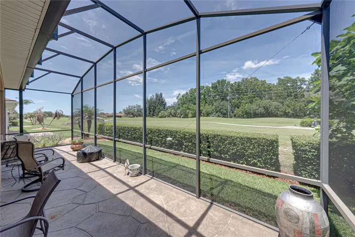 Expanded screened veranda
