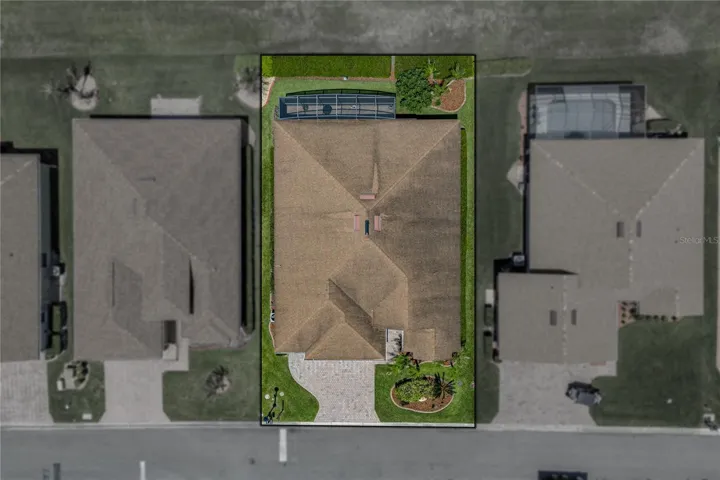 Property drone view