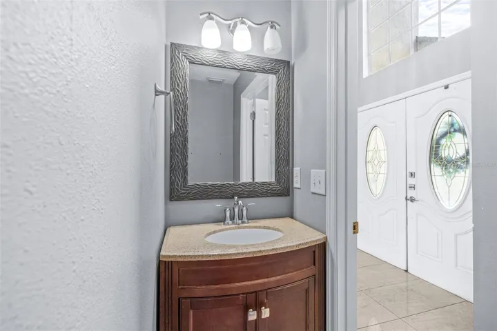 downstairs half bath