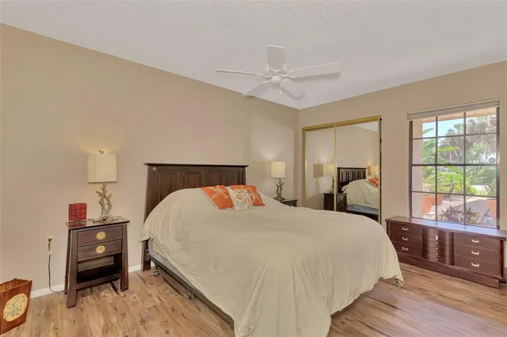 2nd Bedroom with Garden Views