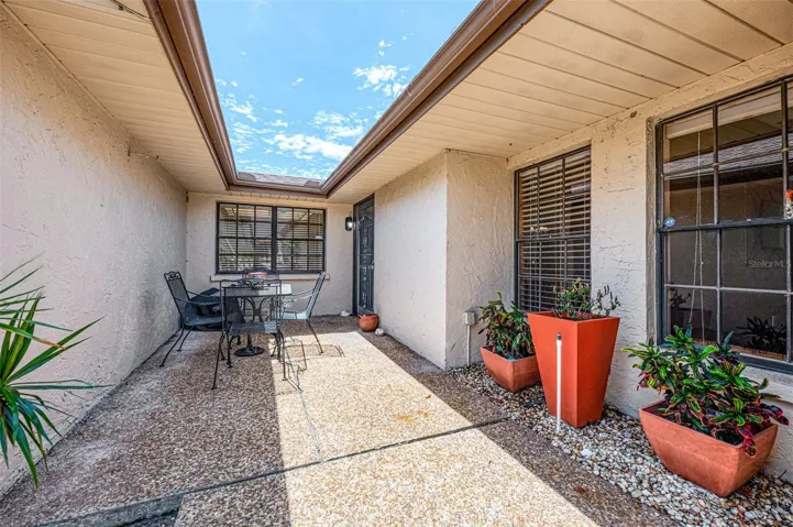 Nice patio entry