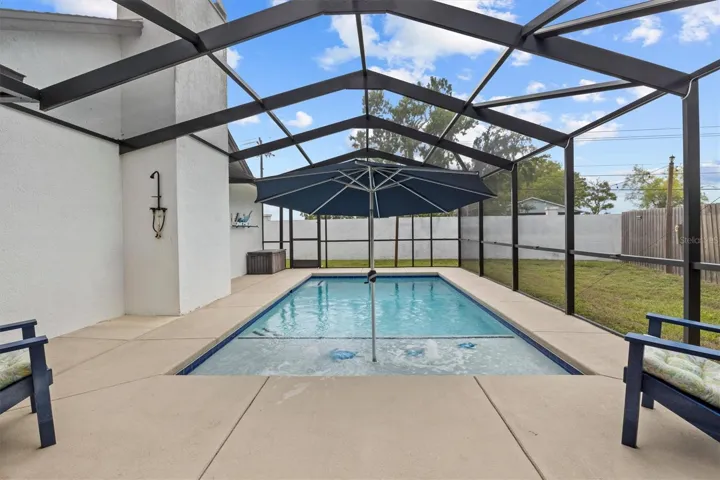 Heated Salt water pool