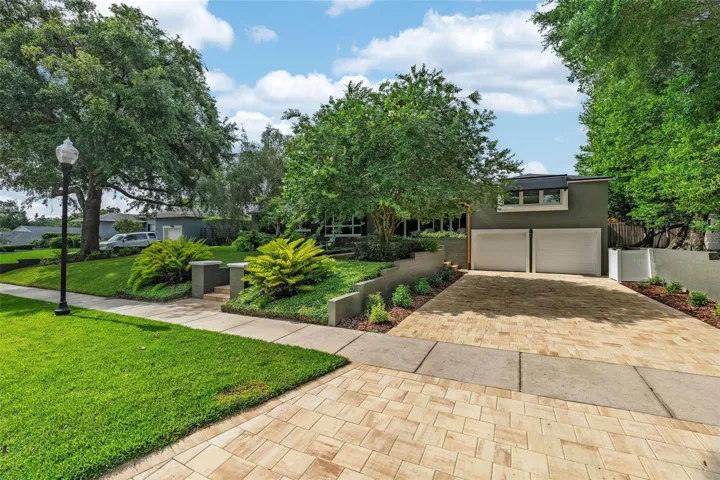 Brand new paver driveway