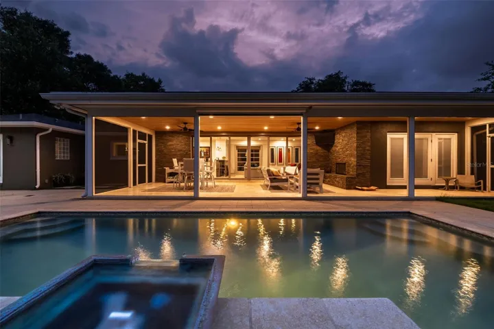 Lit up Lanai
