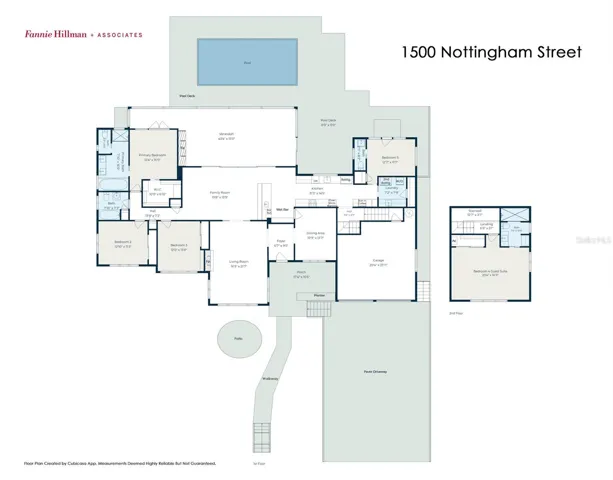 Floor Plan & Outdoor Hardscape