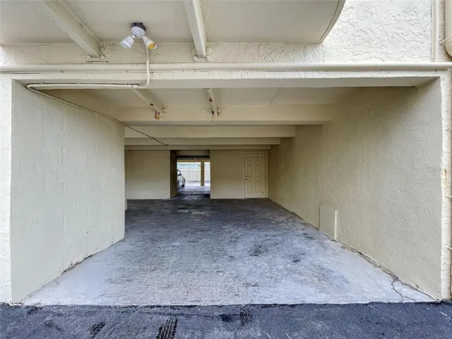 Covered parking with storage