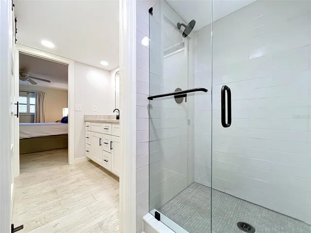 Primary bathroom shower