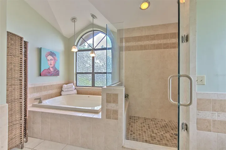 Soaking Tub and Walk-in Shower