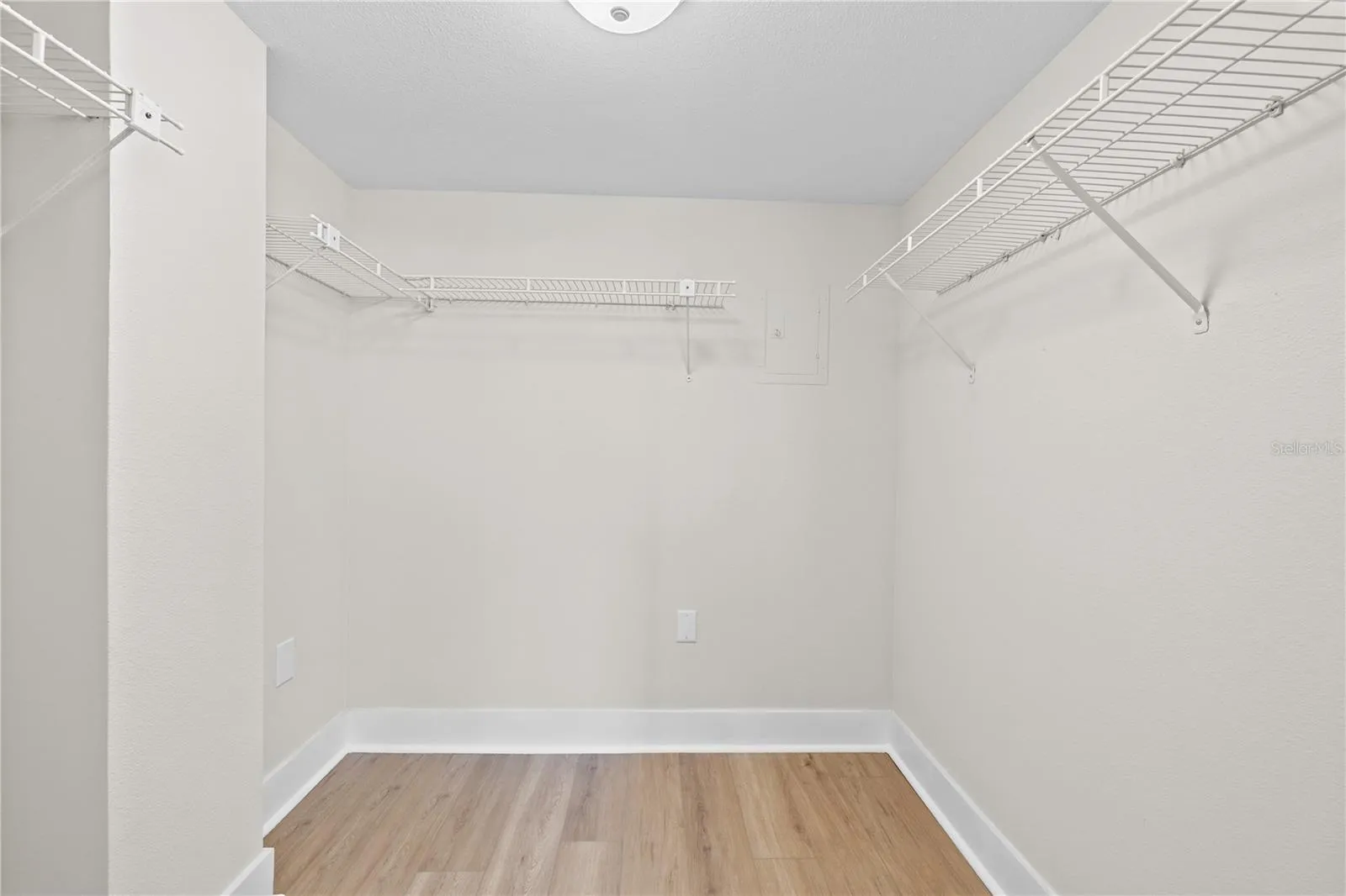 Walk in closet in primary