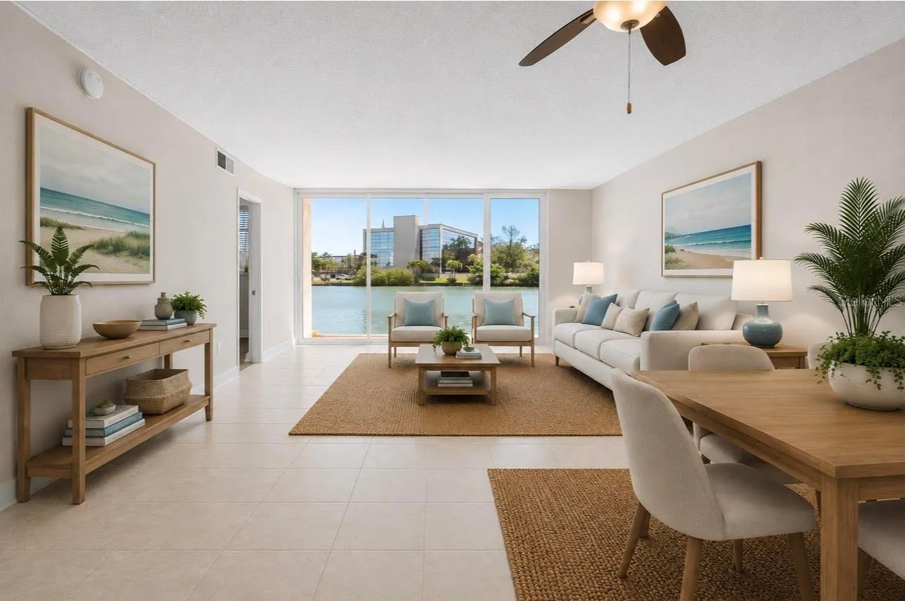 Enjoy amazing waterfront views in this 2 bedroom, 2 bath condo, right outside your door
