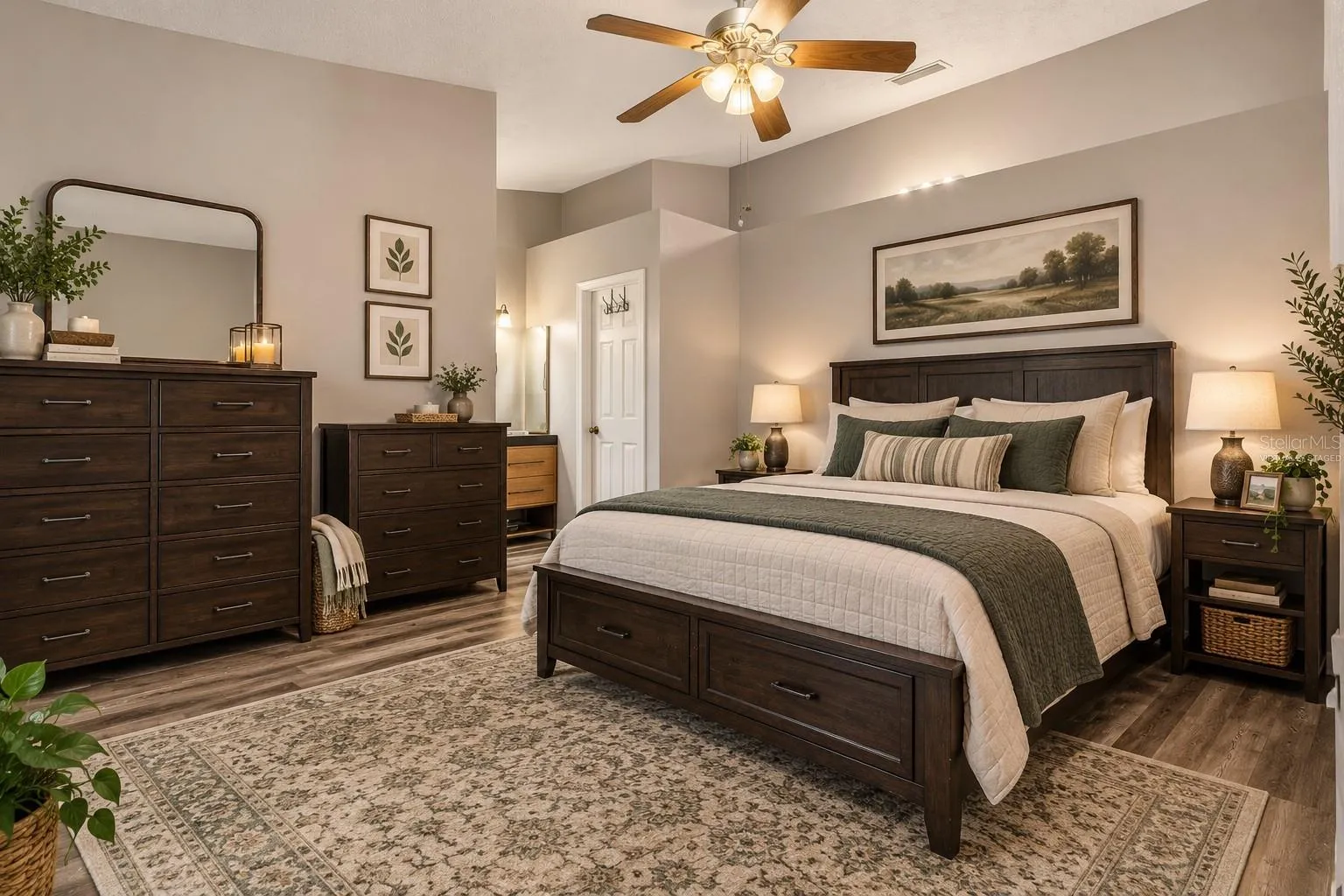 Primary Bedroom Virtually Staged
