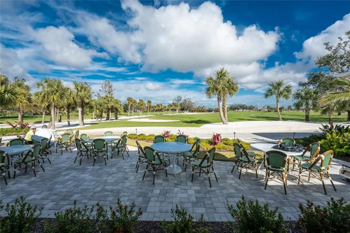 Beautiful out door seating,
