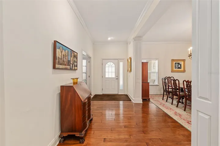 LOOKING BACK TO THE FRONT DOOR