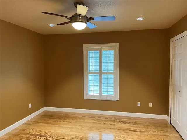 Bedroom 5:  This bedroom has a ceiling fan and TWO CLOSETS.