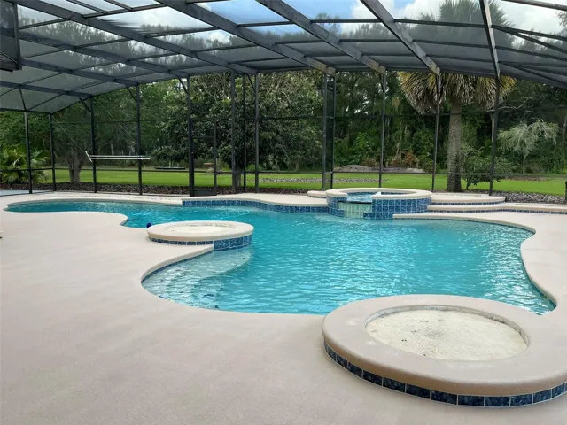 Let's go for a swim in the MASSIVE 35,000 gallon 33 FT x 46 FT POOL.  Swim, float, Marco Polo, Water Volleyball, and BBQ's will happen right here building your stash of memories.