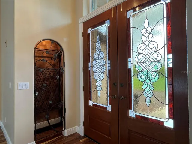 Stained Glass looks amazing from indoors, too.