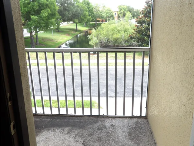 view from screened lanai