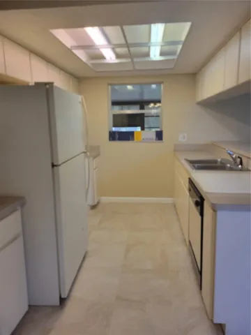 Galley style kitchen