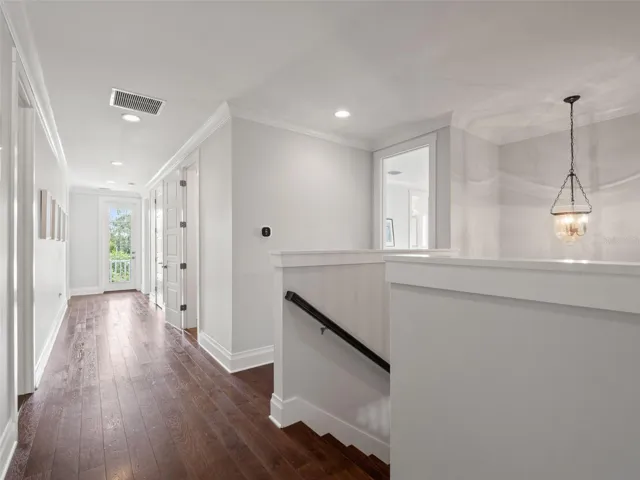 Upstairs Hallway and Balcony