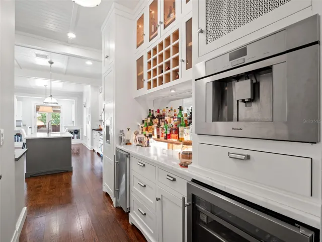 Built in Bar area