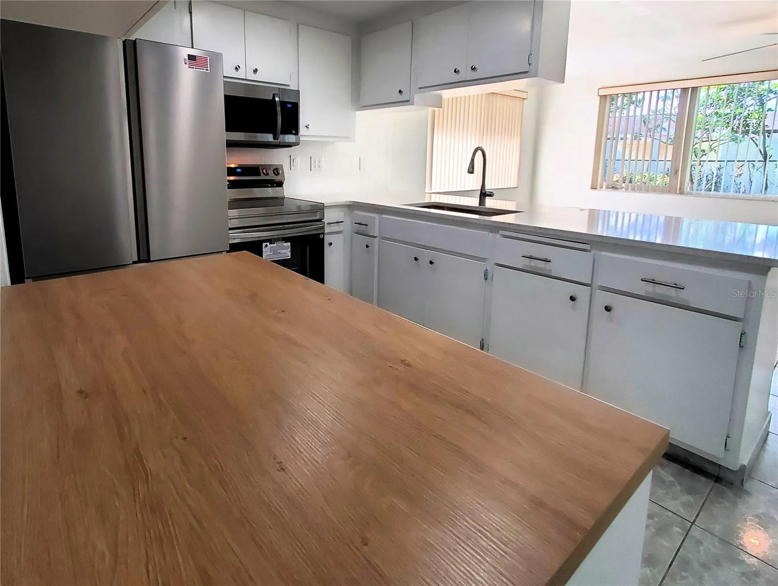 extra cabinet and counter space