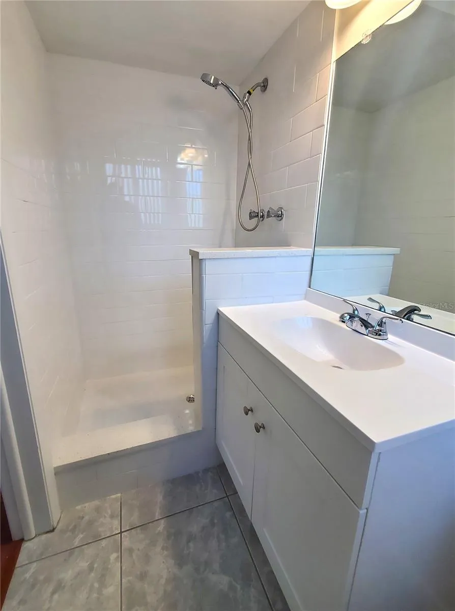 step in shower