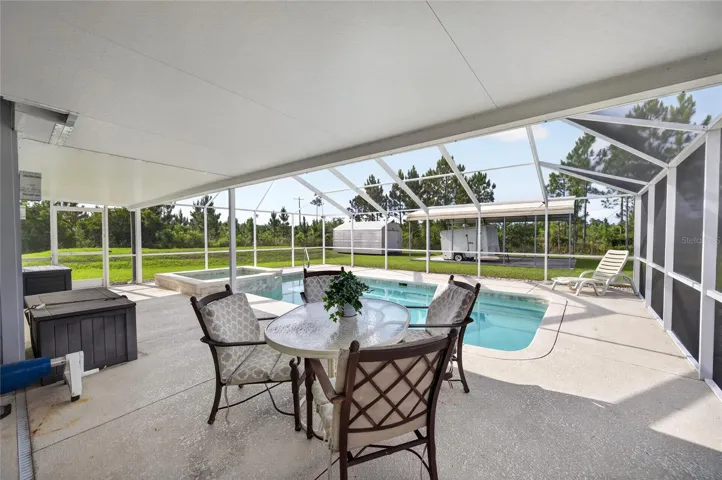 POOL AREA AND COVERED LANAI
