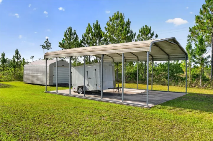 RV CARPORT WITH CEMENT PAD
