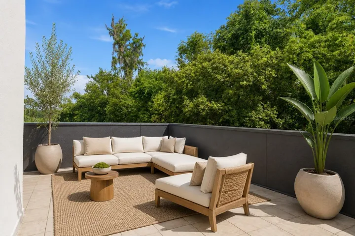 Front home balcony