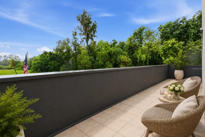 Front home balcony