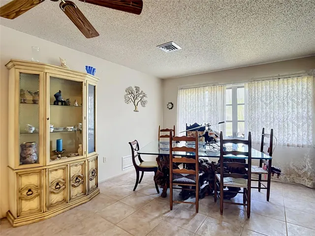 Dining area with abundant natural light