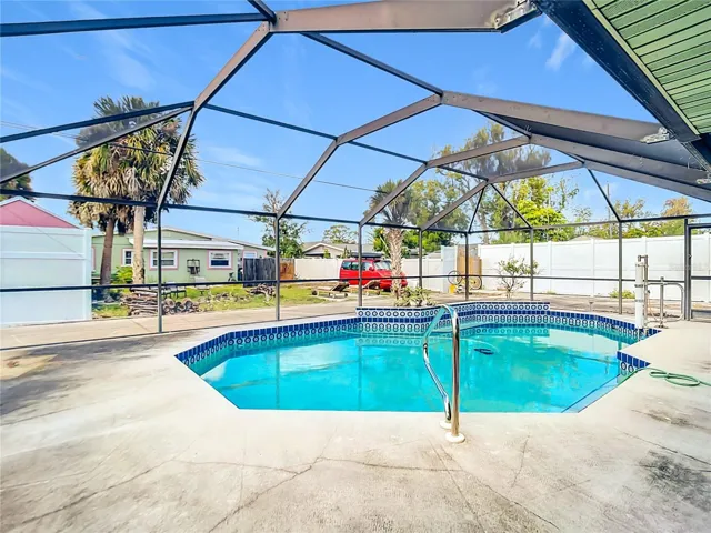 Private screened pool perfect for year-round Florida living