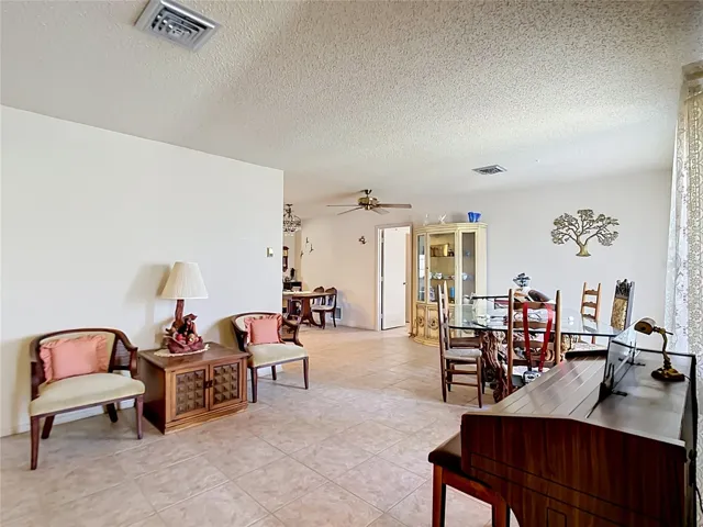 Spacious and comfortable living area