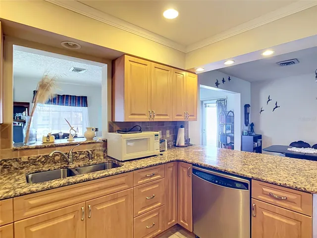 Open kitchen overlooking the main living areas