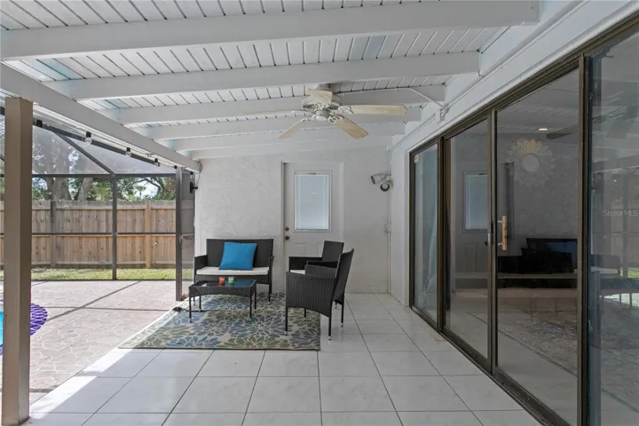 Excellent space for entertaining next to the pool