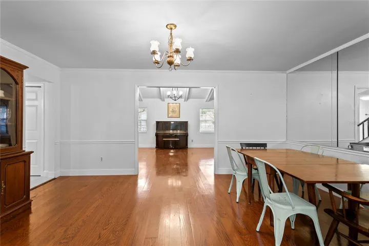 Dining room looking towards living room