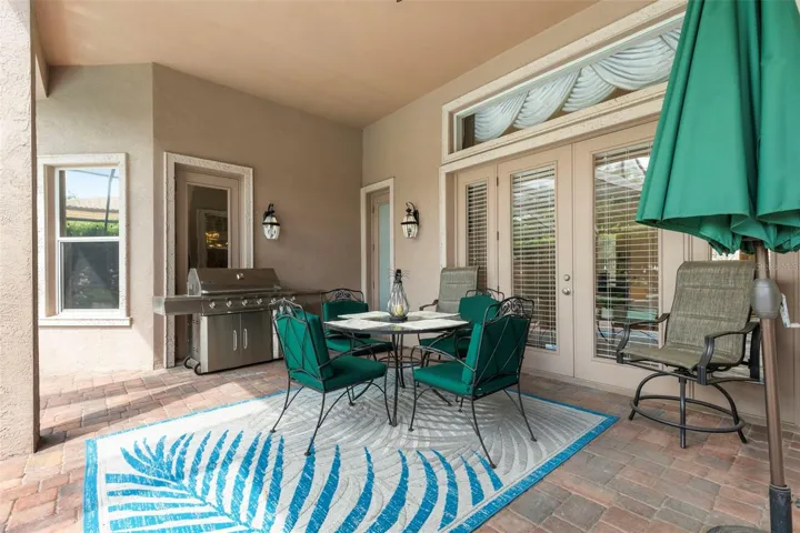 Outdoor Covered Seating Area