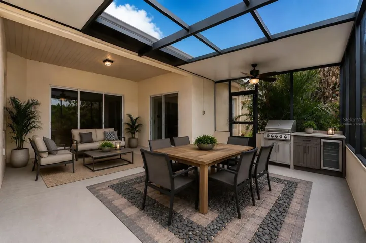 Virtually Staged Patio