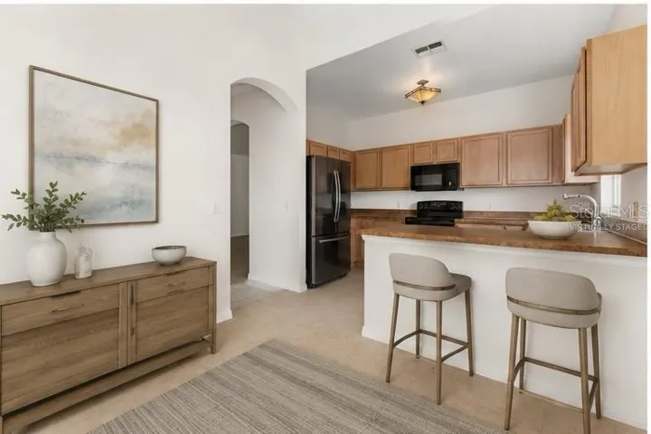 Virtually Staged Kitchen