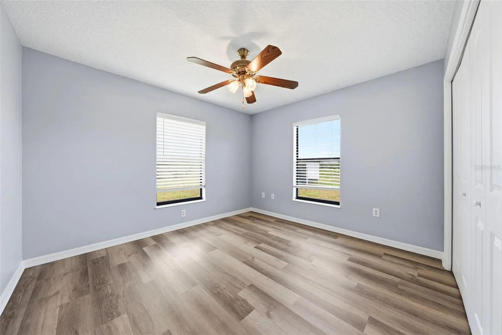 Bedroom two with LVT Flooring