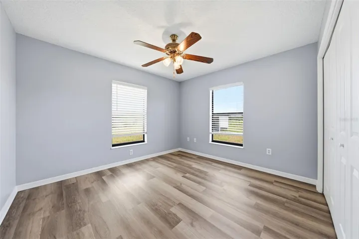 Bedroom two with LVT Flooring