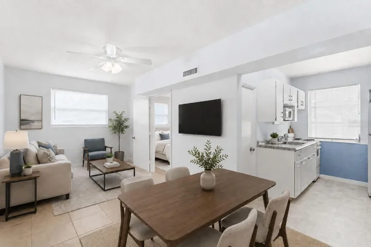 Detached Studio Apartment - Virtually Staged Living Space