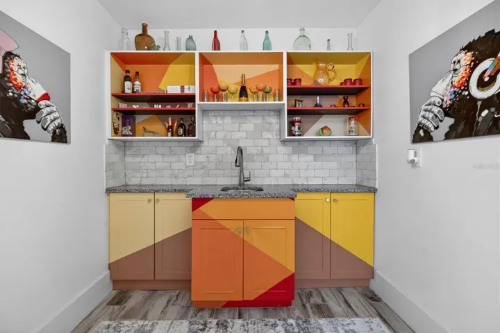 Styled as a bar area