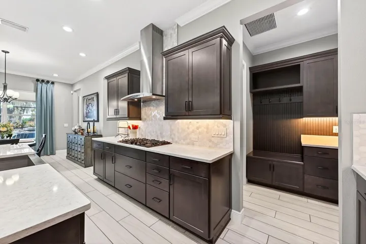 Gourmet Kitchen.